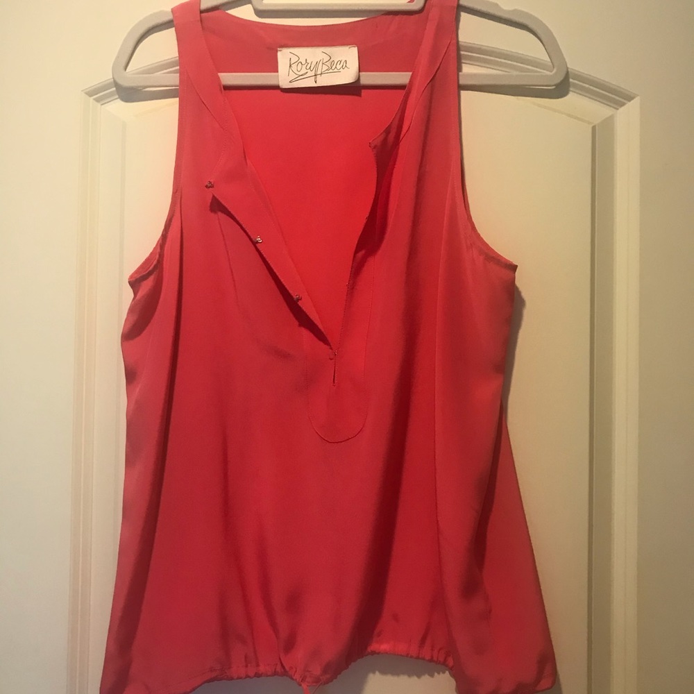 Rory Beca silk drawstring top
